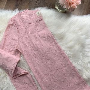 We the free Lace Long Sleeve Tee